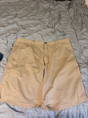 Murano Men's Flat-Front Khaki Shorts